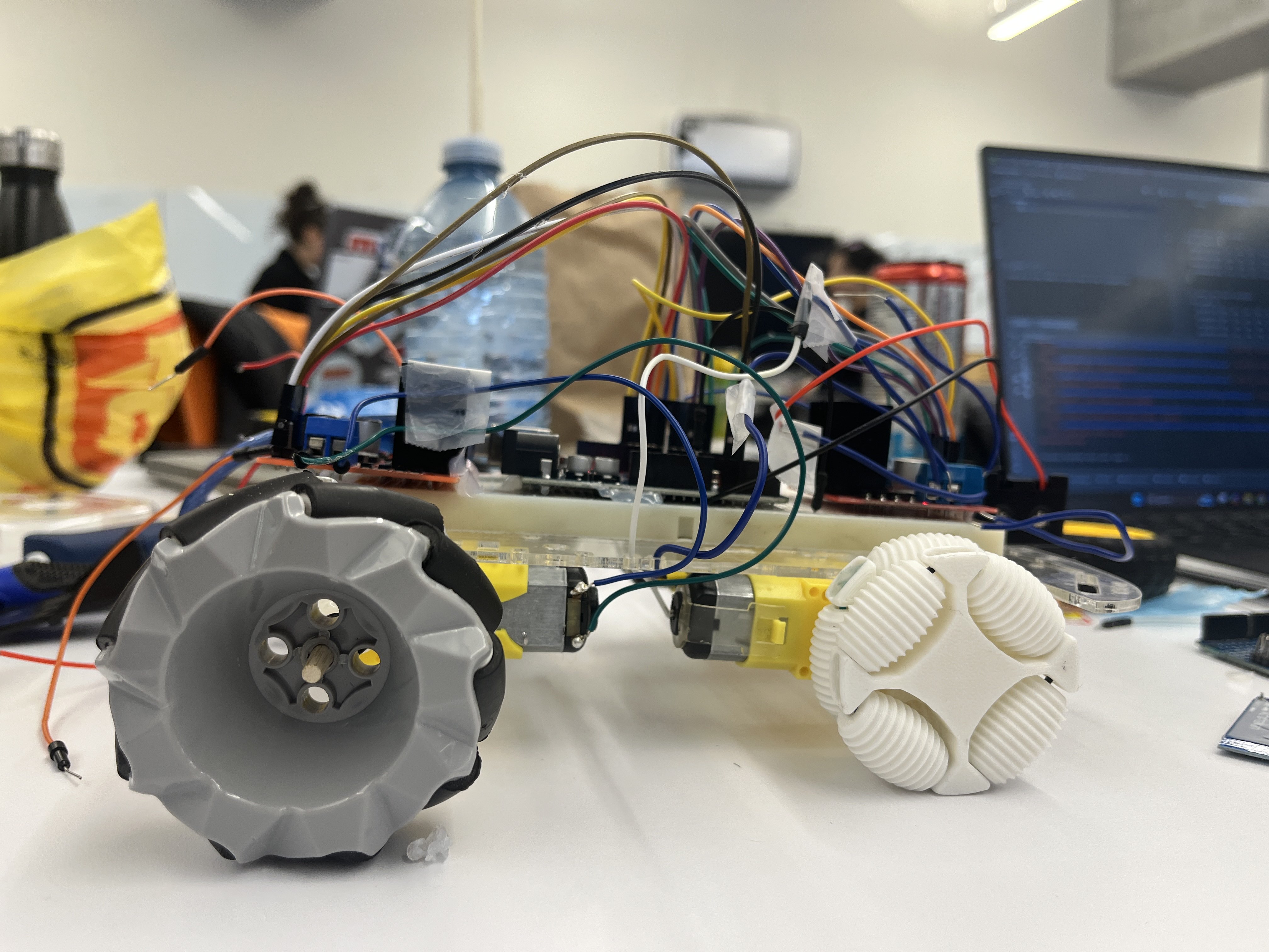 Gesture-Controlled Omni-Bot